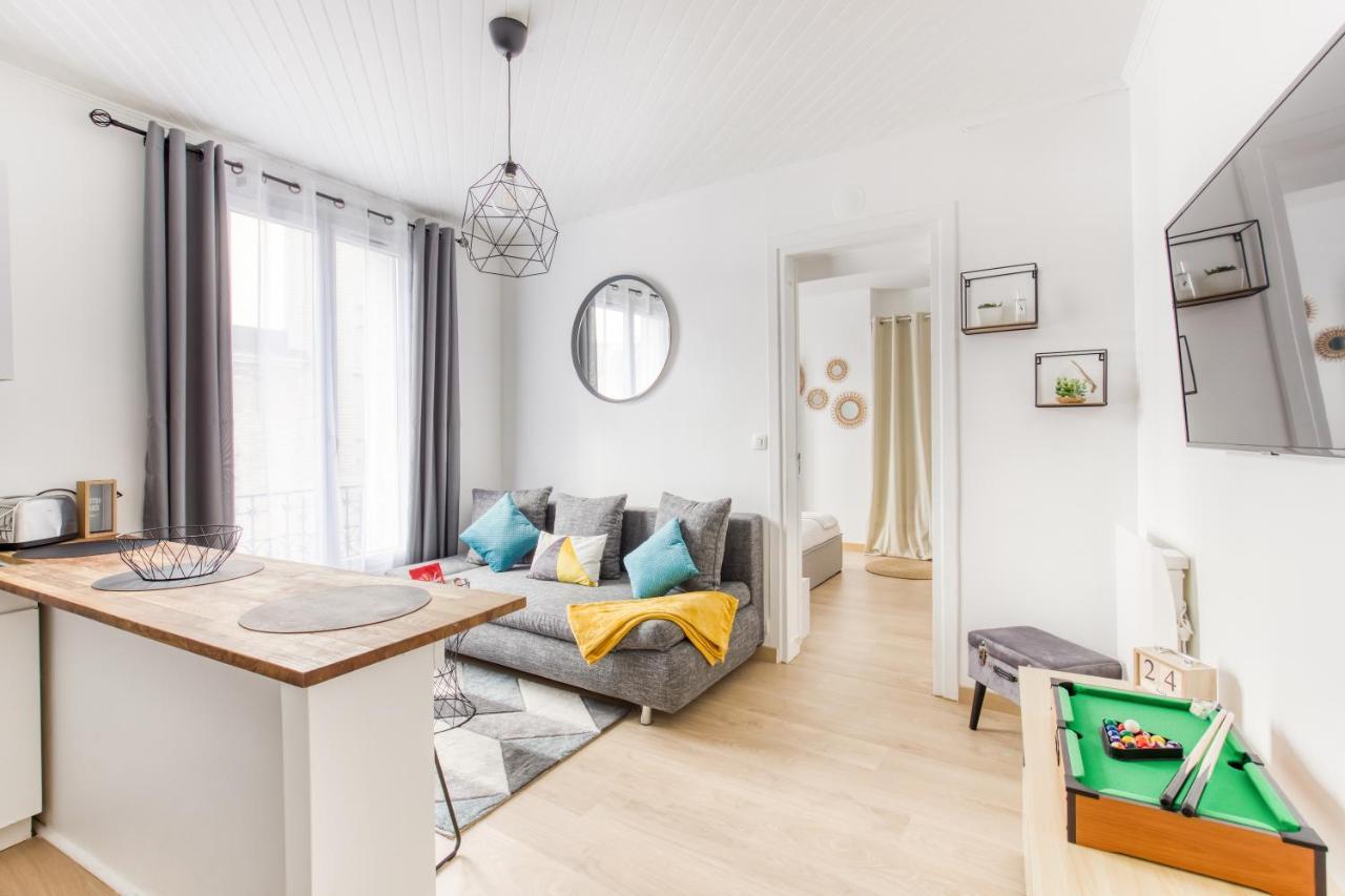 Grand Line - Parking- Metro 5 - Easy Check-In - Netflix - Disney Plus Lägenhet Pantin Exteriör bild